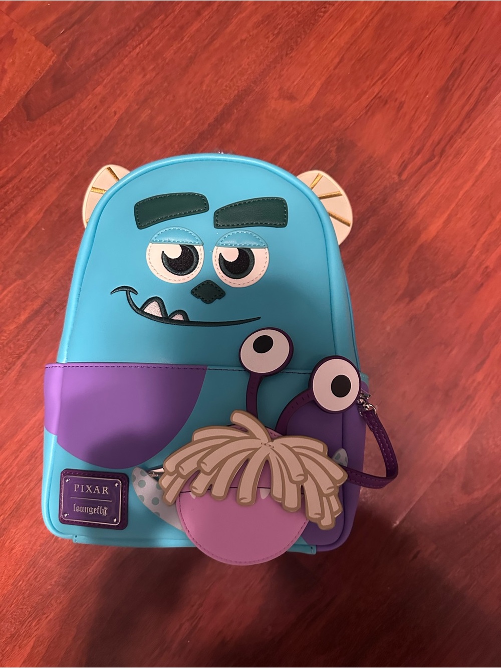 Loungefly Sulley Character Kids Backpack - Turquoise & Purple